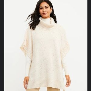 NEW Loft Flecked Poncho